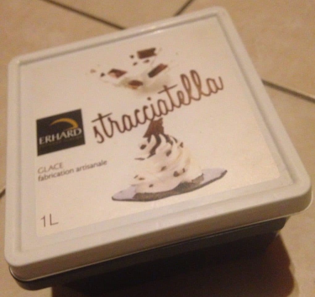 ERHARD Glace fabrication artisanale stracciatella packshot