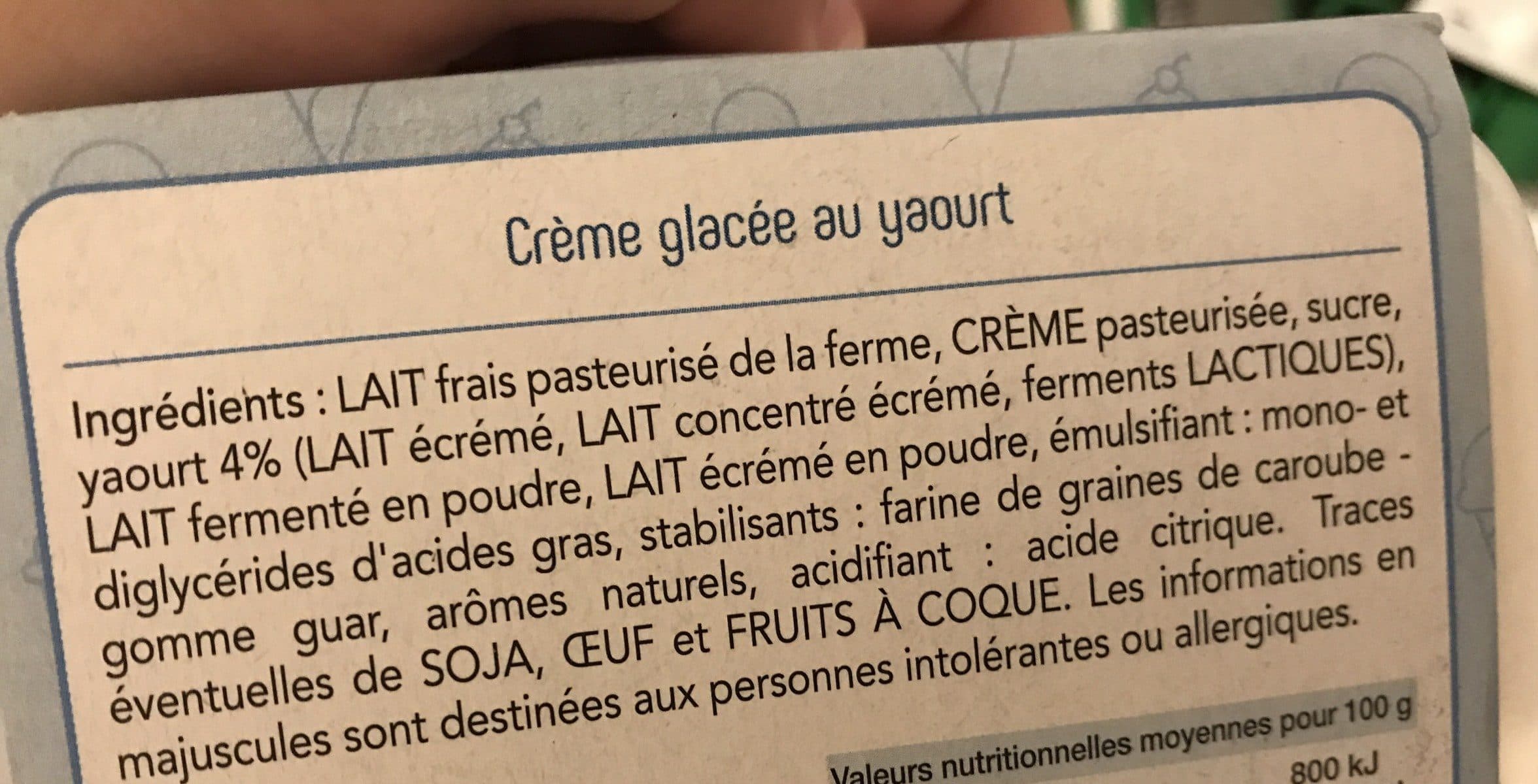 Erhard Glace Glacée au yaourt packshot