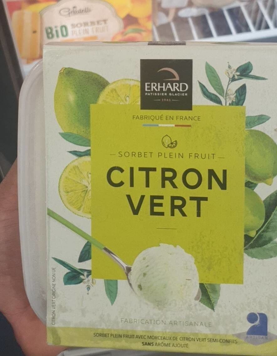 Erhard Sorbet citron vert packshot