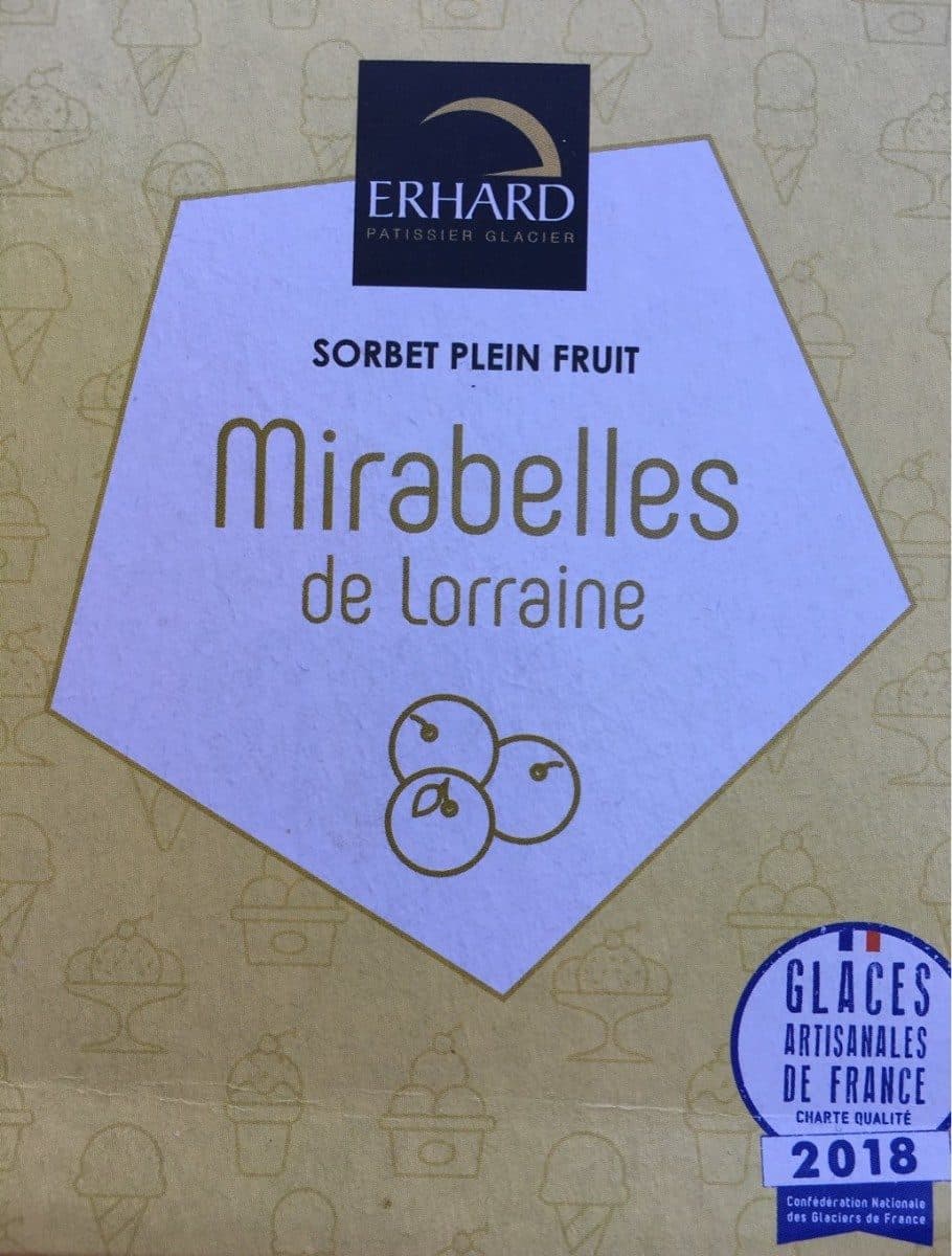 Erhard Sorbet plein fruit mirabelles packshot
