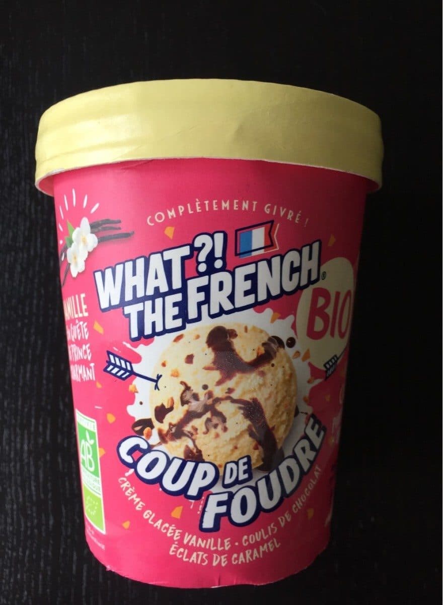 What the french Coup de foudre - Crème glacée vanille bio packshot