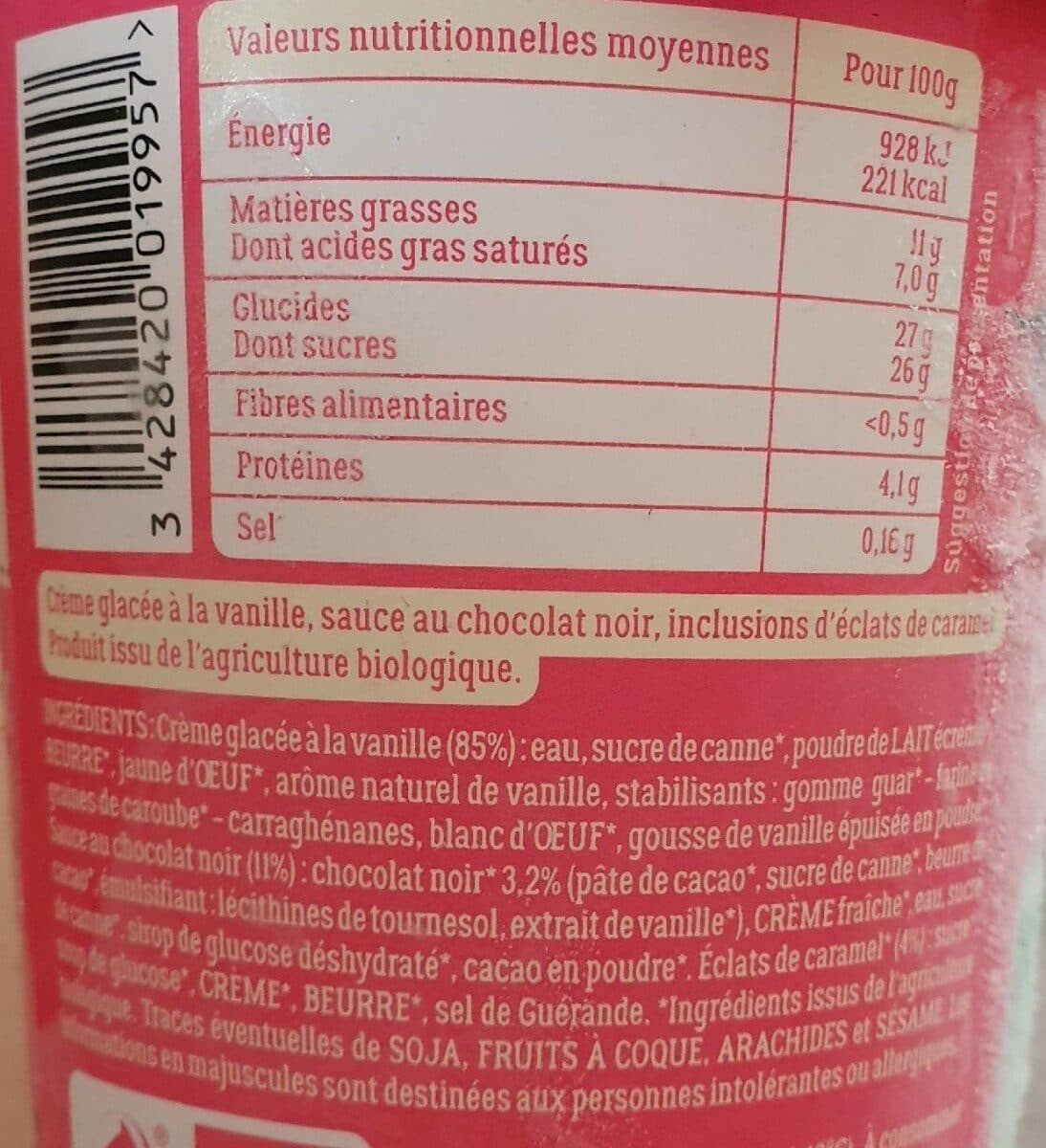 What the french Coup de foudre - Crème glacée vanille bio packshot