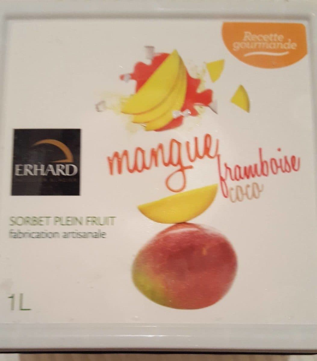 Erhard Glace mangue framboise coco packshot