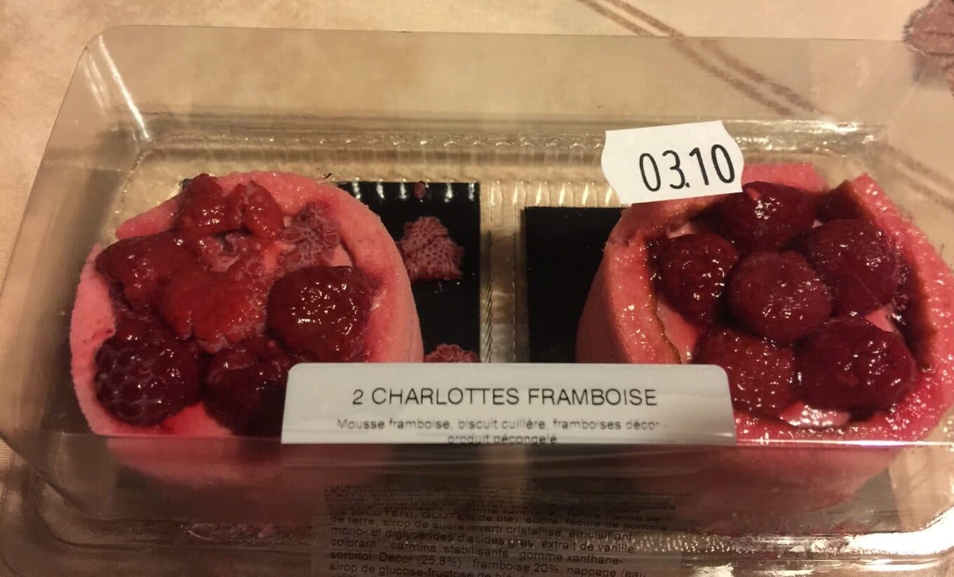 Erhard Patissier Glacier 2 charlottes framboise packshot