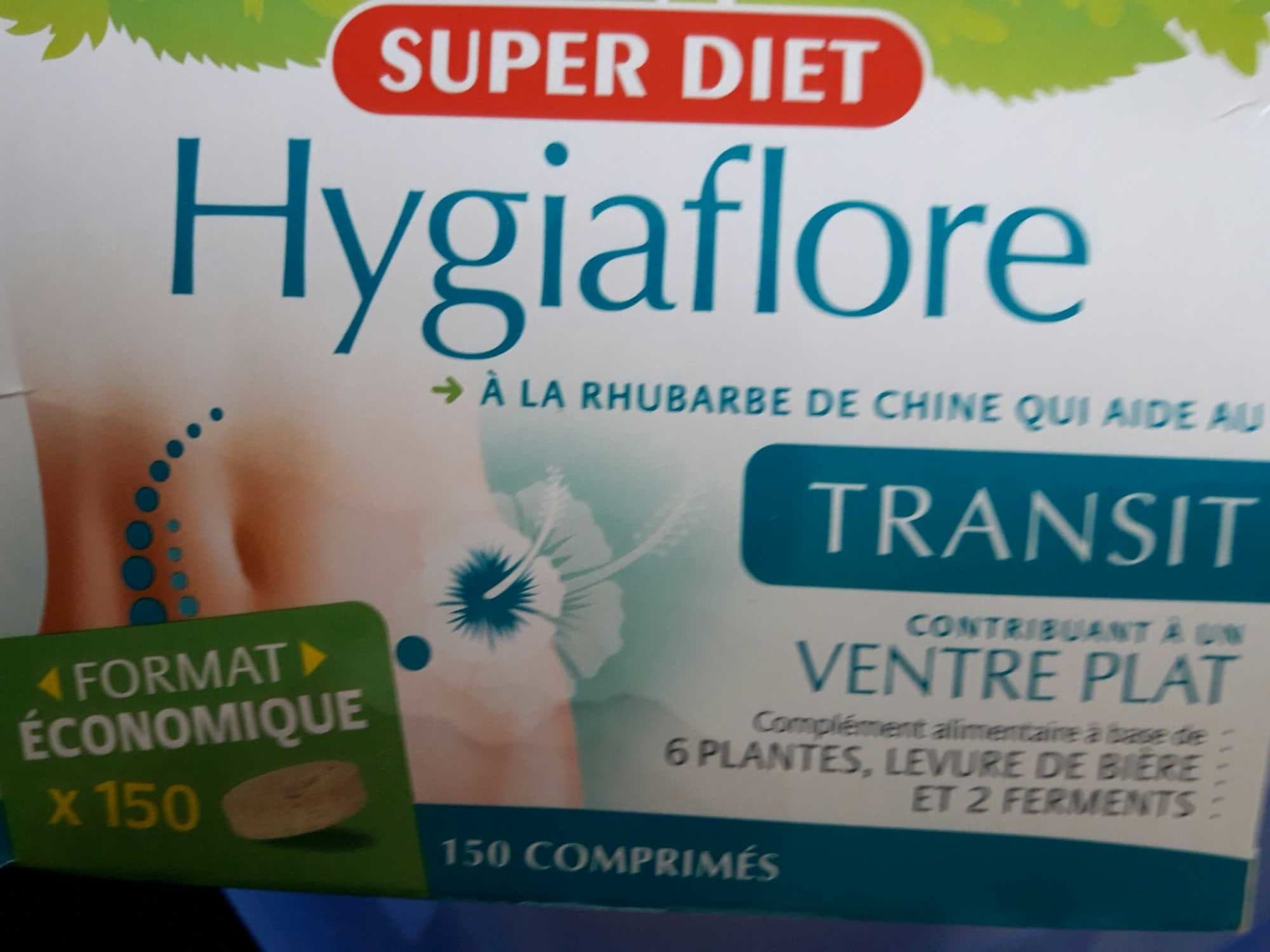 Super diet Hygiaflore Transit - 150 Comprimés - Super Diet packshot