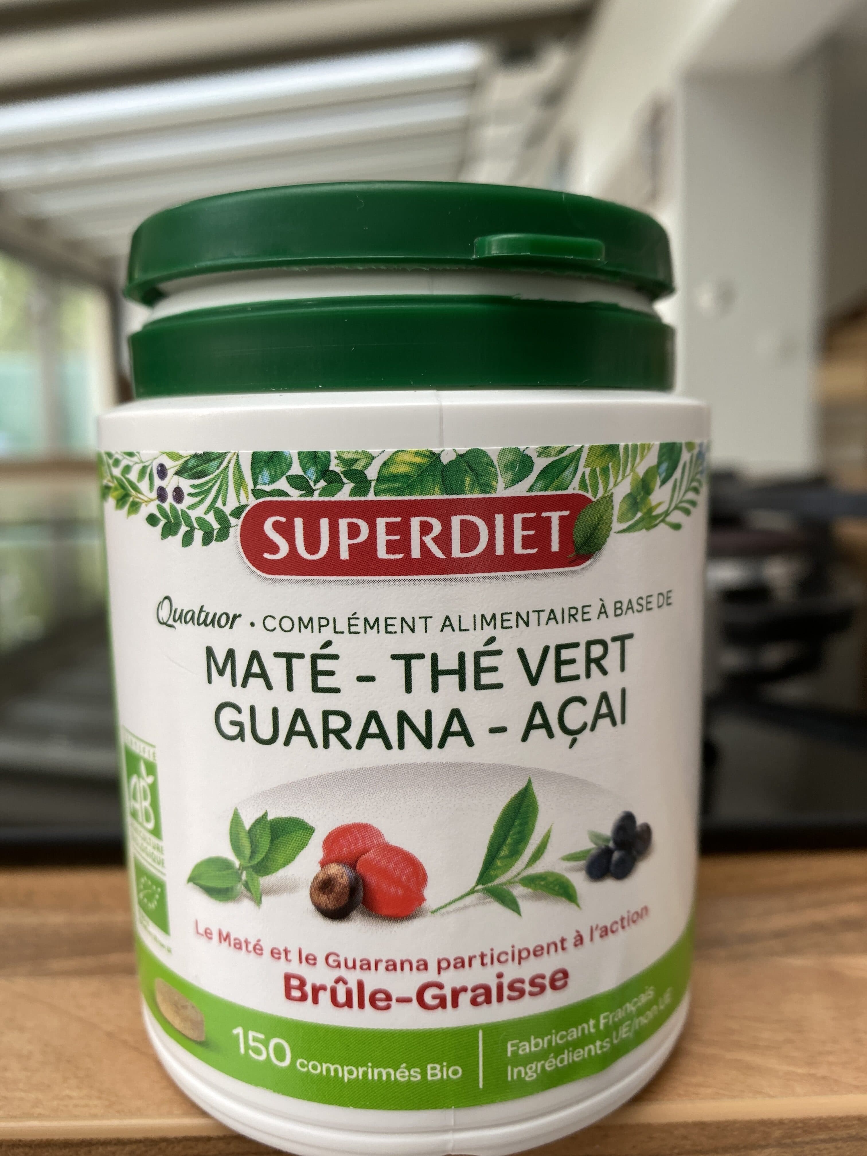 Super Diet Quatuor Guarana Brûle Graisse - 150 Comprimés - Super Diet packshot