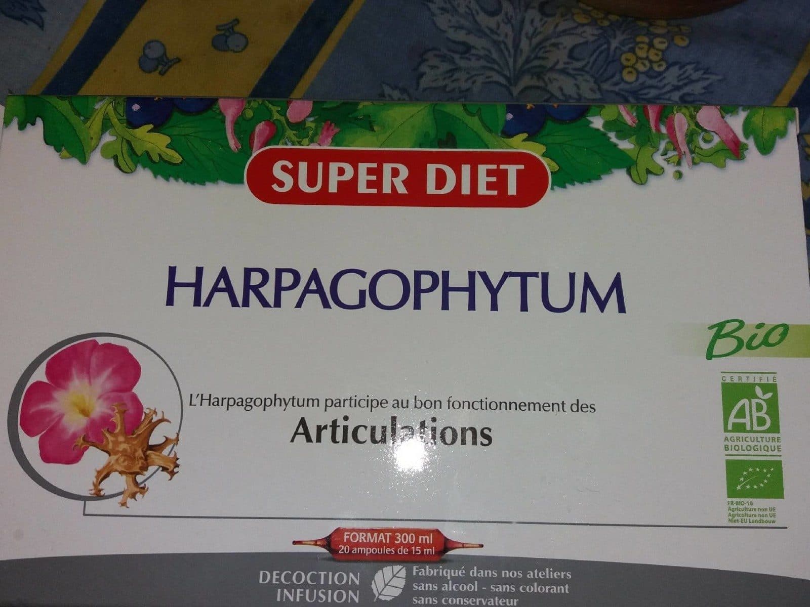 Super diet Harpagophytum Bio - 20 Ampoules - Super Diet packshot