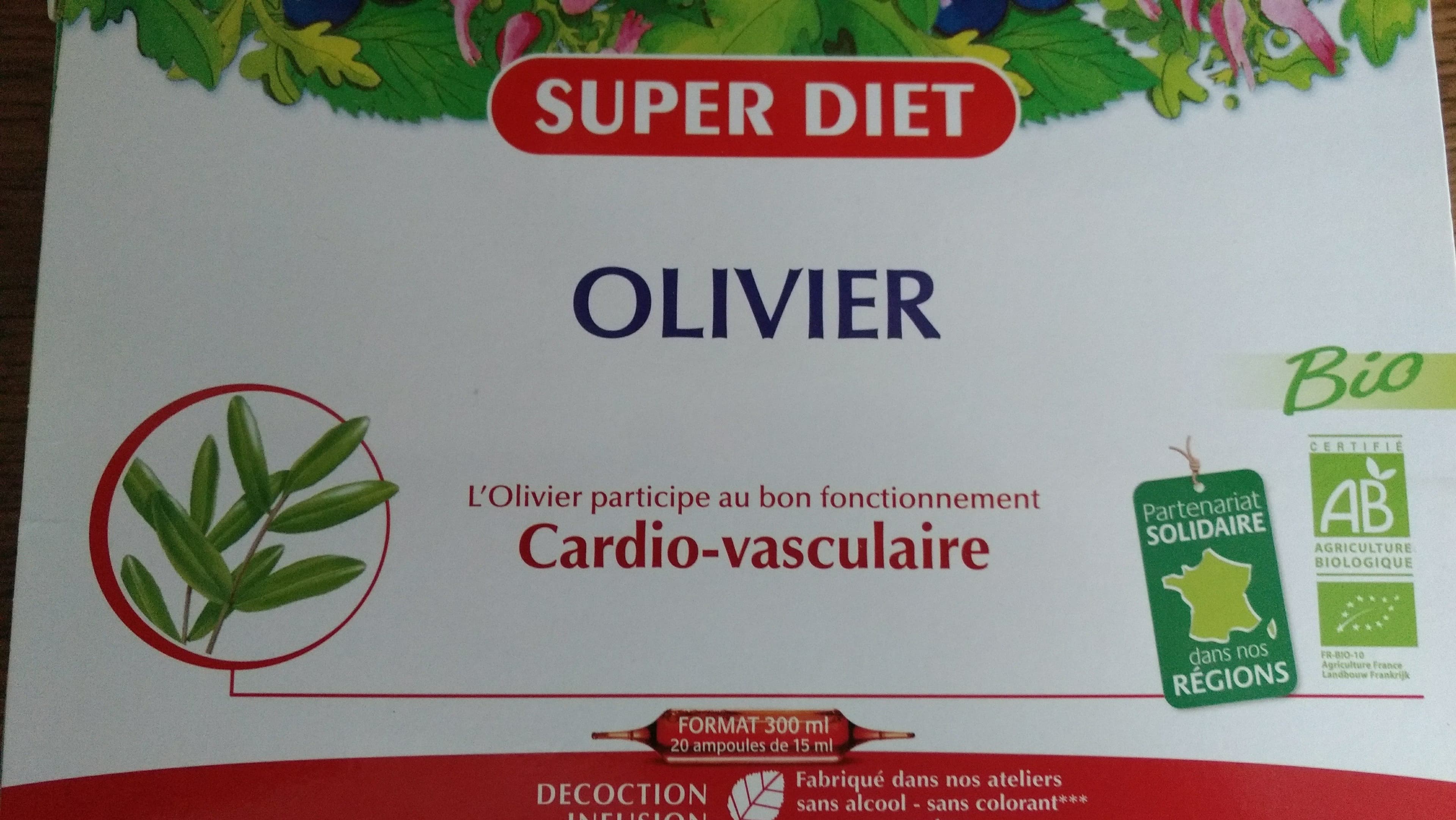 Super diet Olivier Bio - 20 Ampoules - Super Diet packshot