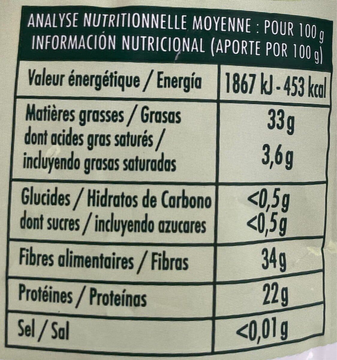 Open Food Facts Graines de chia packshot