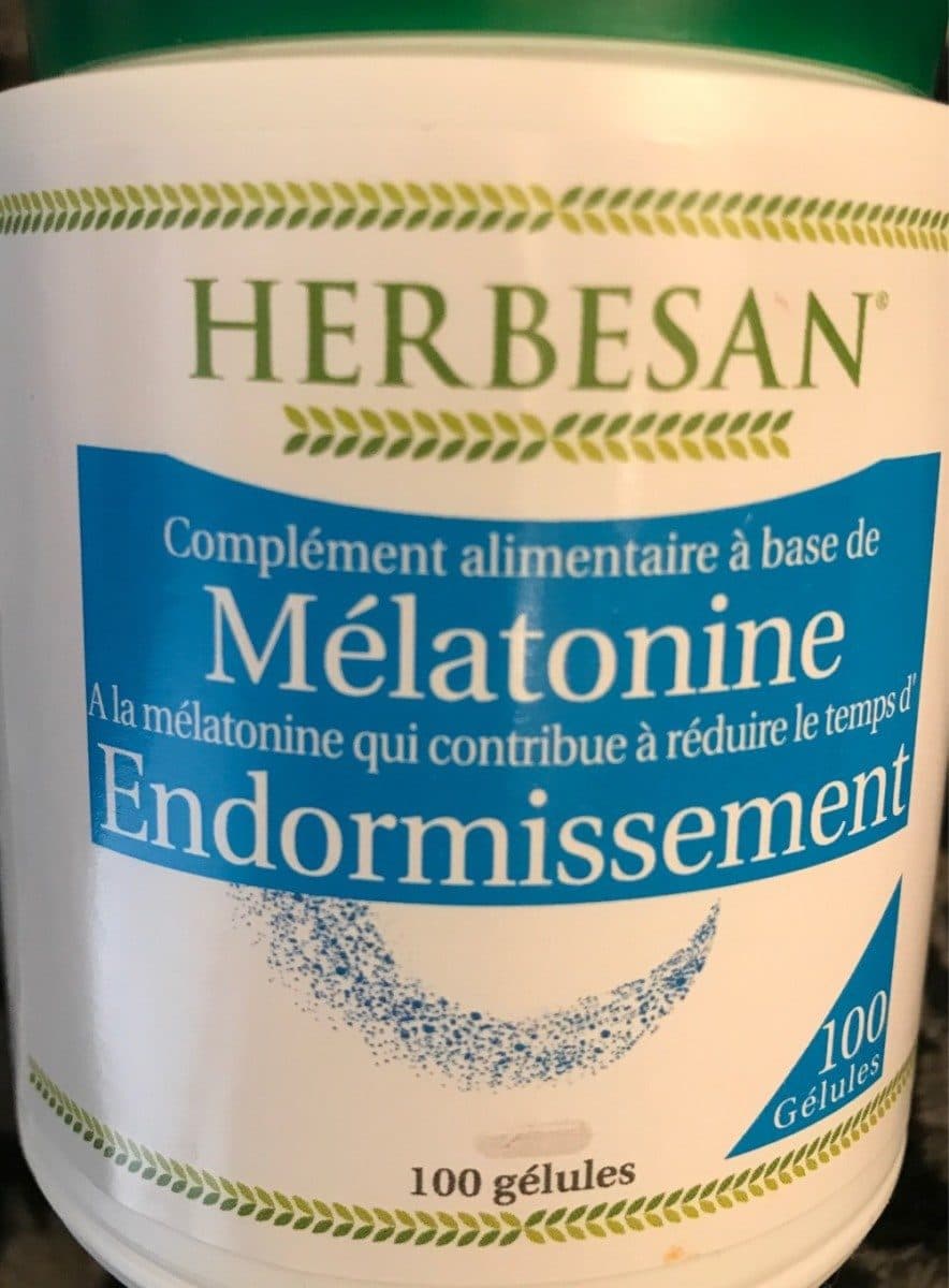 Herbesan Mélatonine 1MG packshot
