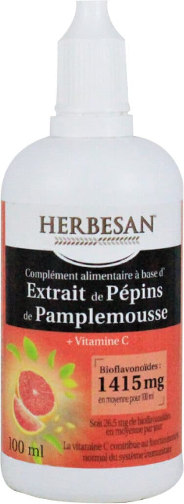 Herbesan Herbesan Extrait De Pépins De Pamplemousse, 100ML packshot