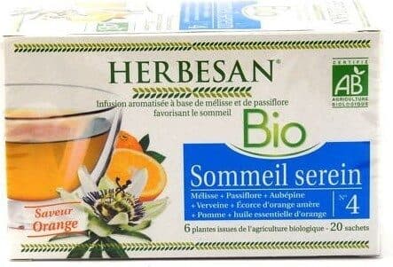 Herbesan Herbesan Sommeil Serein Bio - 20 Sachets - Herbesan packshot