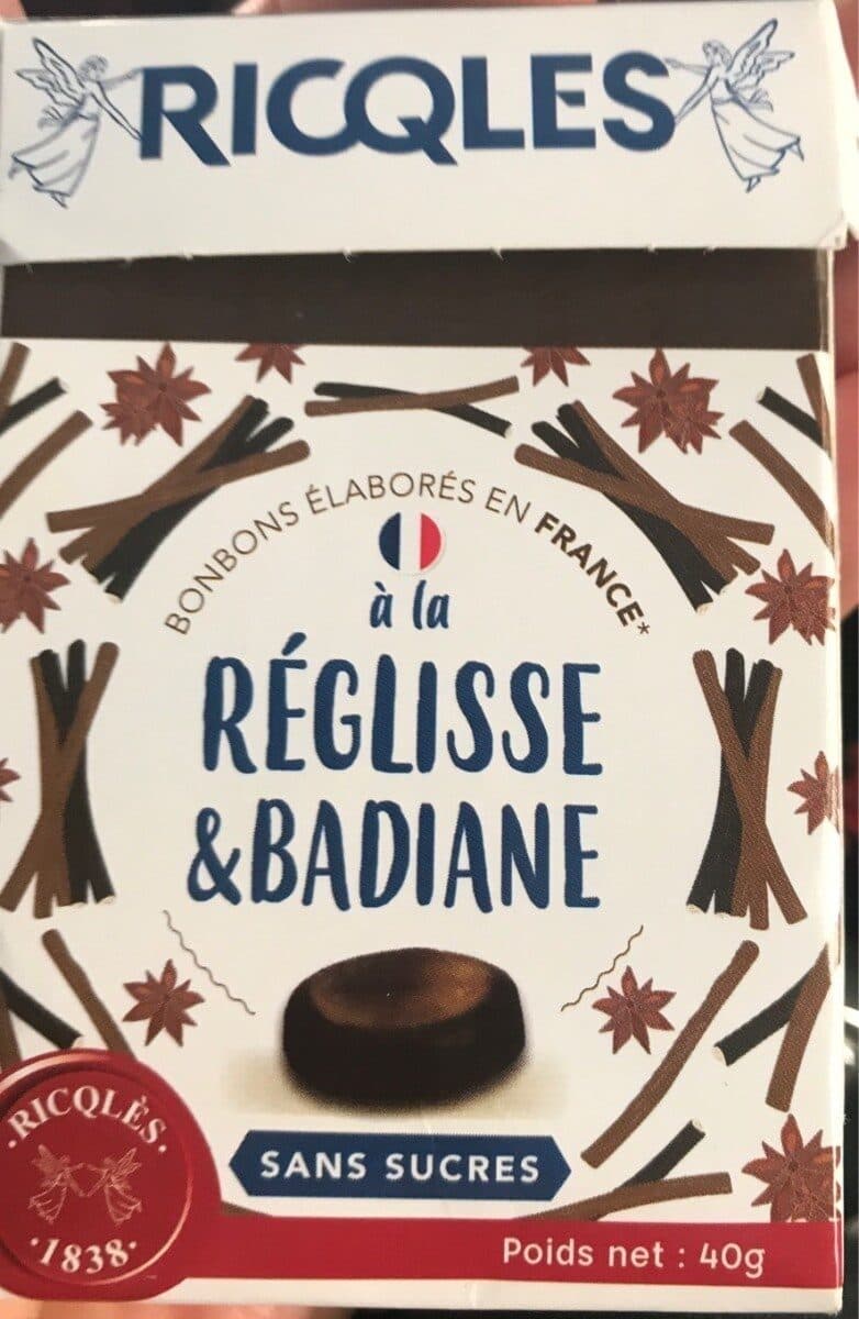 Ricqles Reglisse badiane packshot