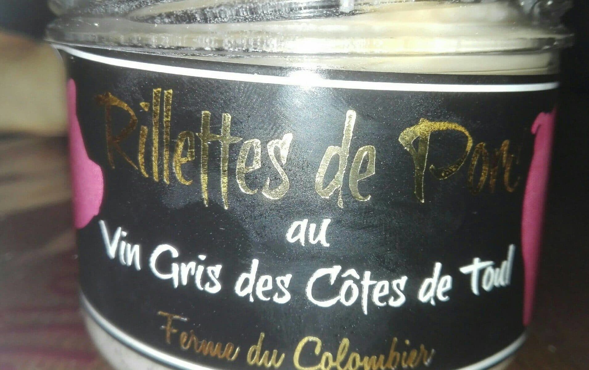 Open Food Facts Rillettes de porc au vin gris des cotes de toul packshot