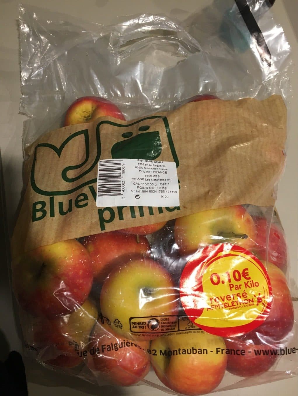 Ariane POMMES packshot