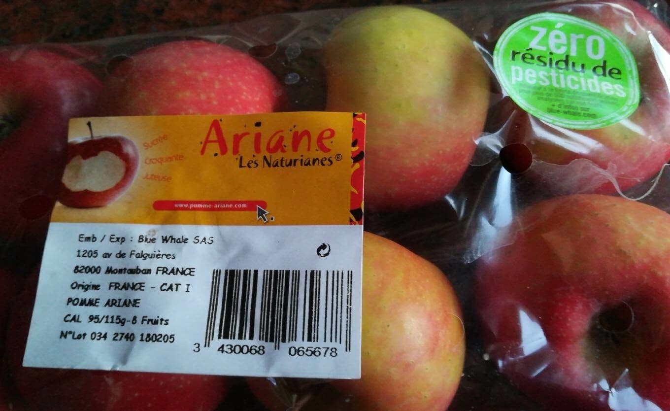 Les Naturianes Pommes ariane packshot