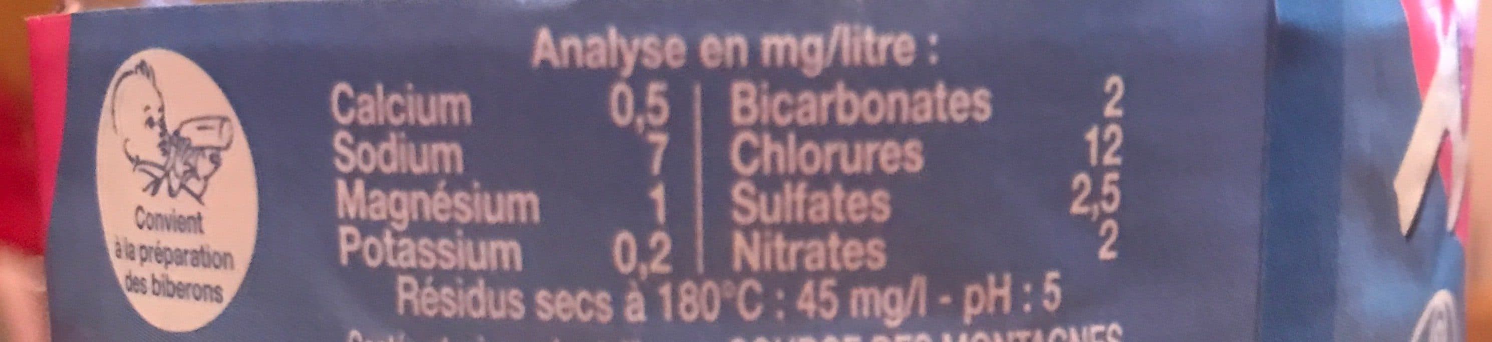 Montagnes d'arree MONTAGNES D'ARREE 1L5 Eau de source packshot