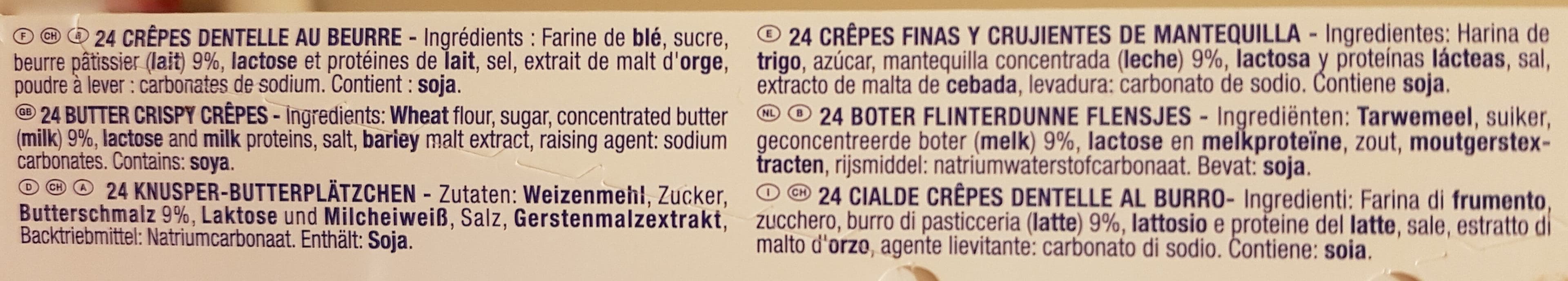 Gavottes Crêpes dentelle - L'authentique packshot