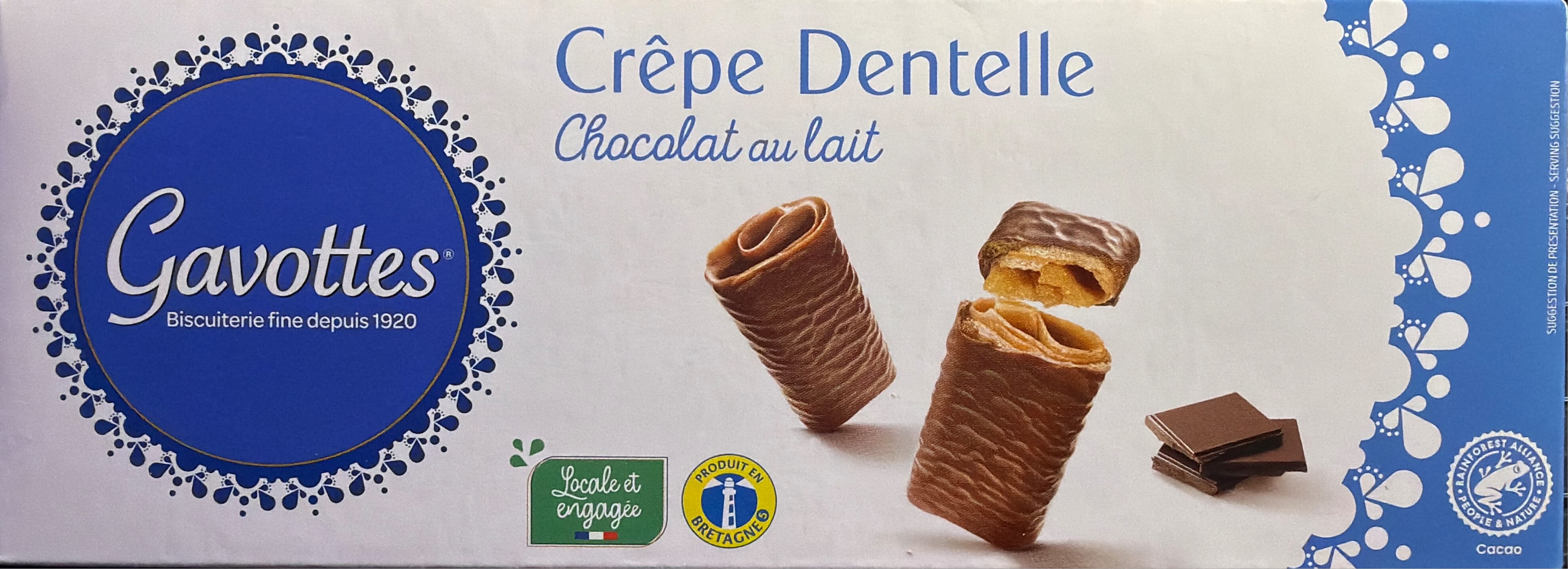 Gavottes Crêpe Dentelle Chocolat au lait packshot