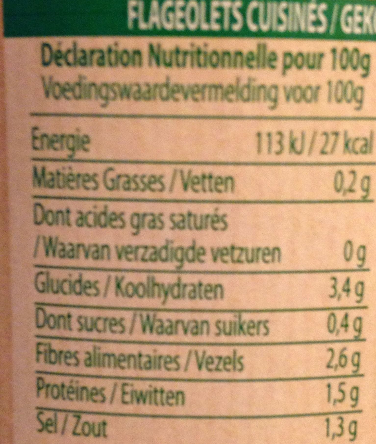Danival Flageolets cuisinés packshot