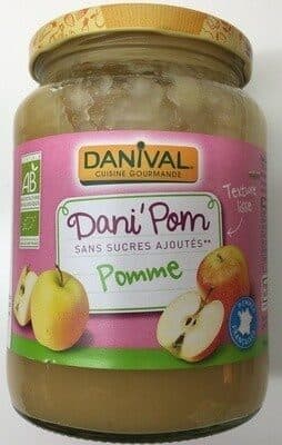 Danival Dani'Pom sans sucre ajouté Pomme packshot