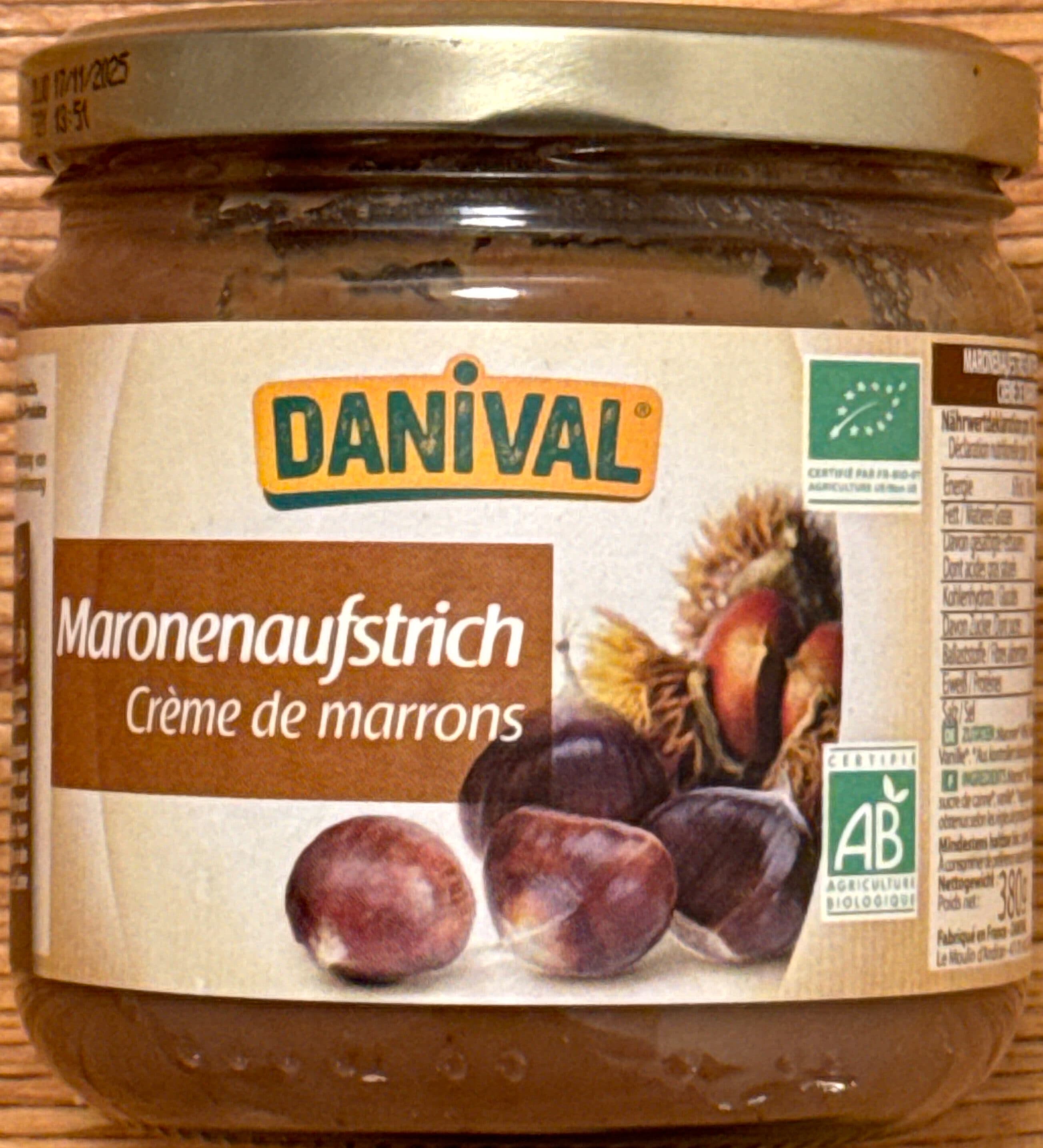 Danival Maronenaufstrich packshot