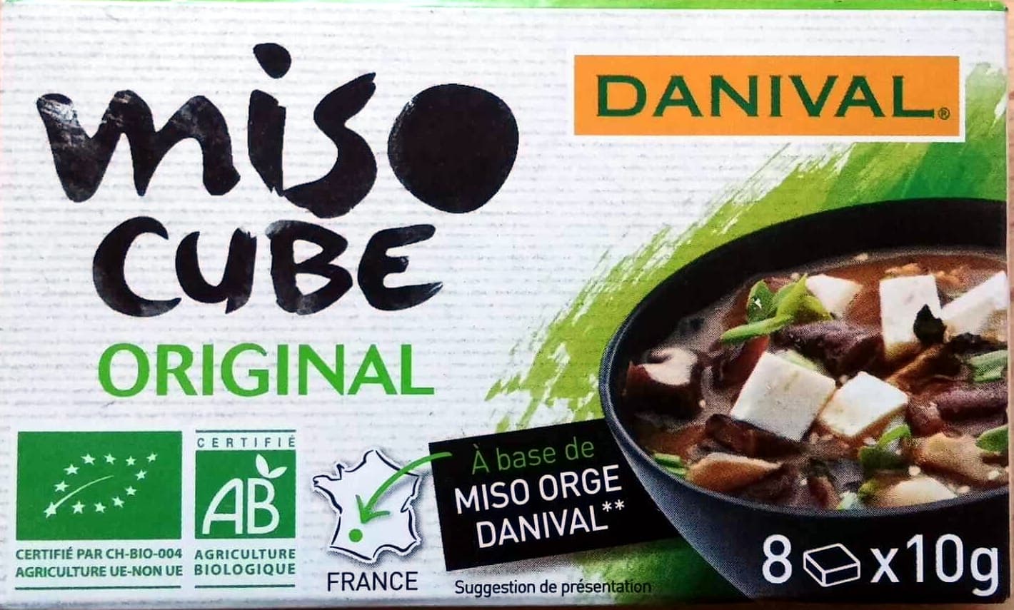 Danival Miso cube Original packshot