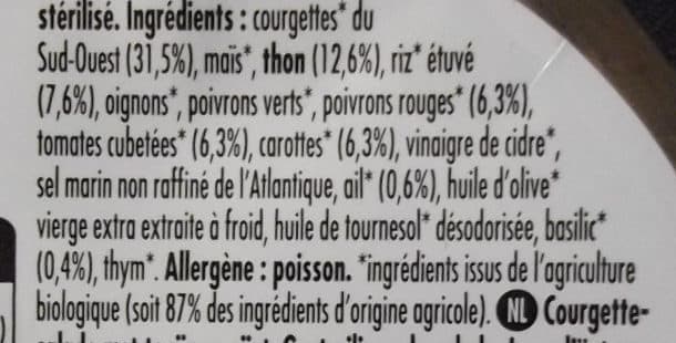 Danival Salade du Soleil au Thon packshot