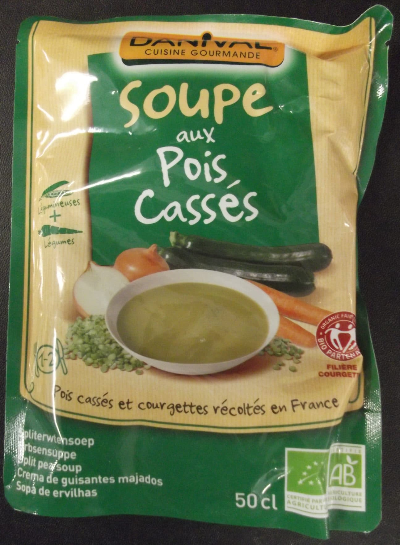 Danival Soupe aux pois cassés packshot