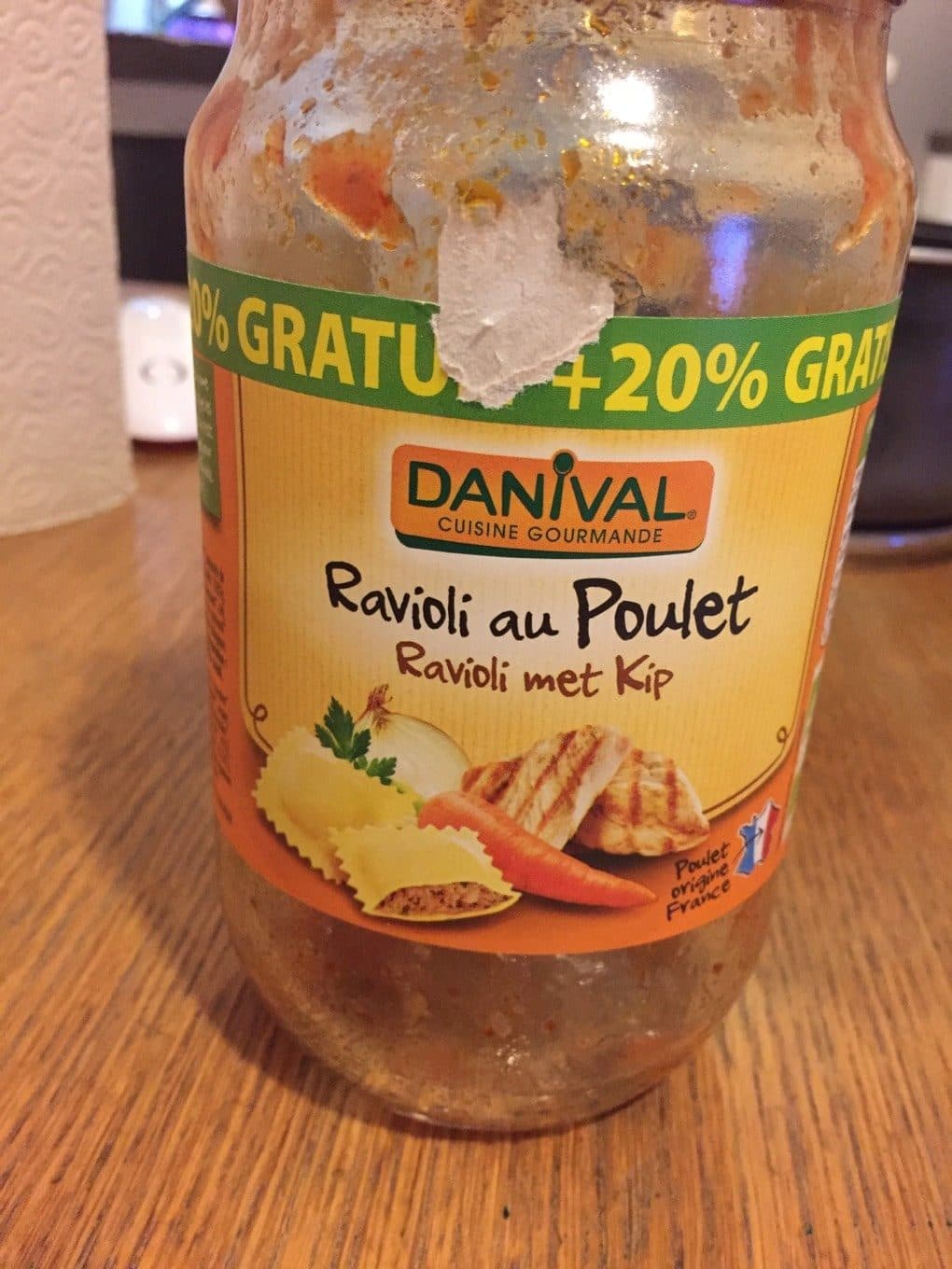 Danival Ravioli Poulet +20% packshot