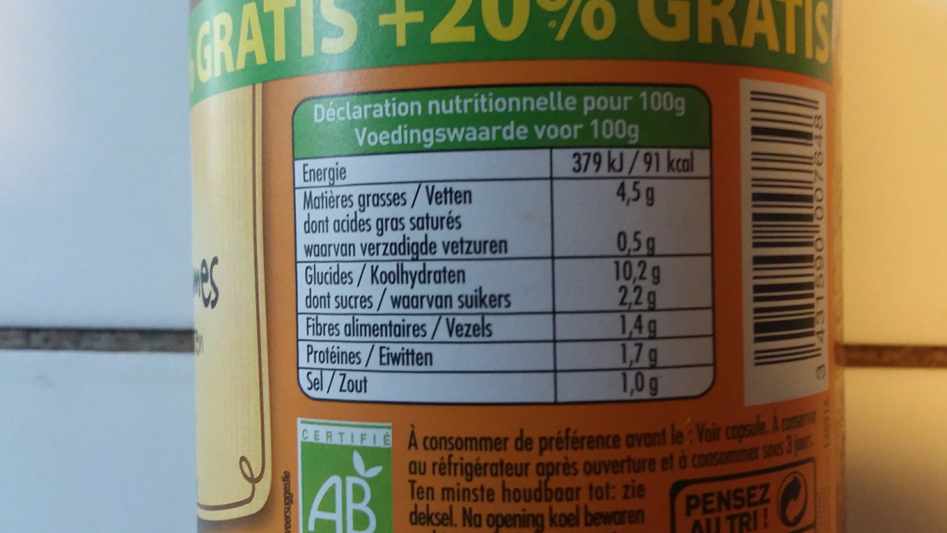 Danival Ravioli Legumes +20% packshot