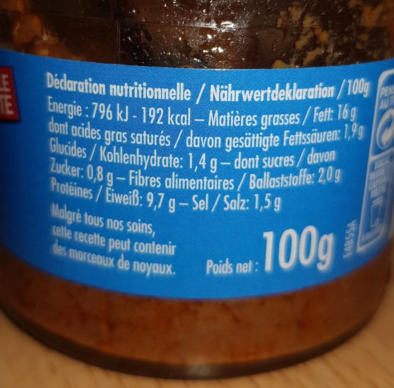 Nature bio Thoïonade Bio packshot