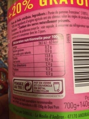 Danival Danipom Pomme Bio packshot
