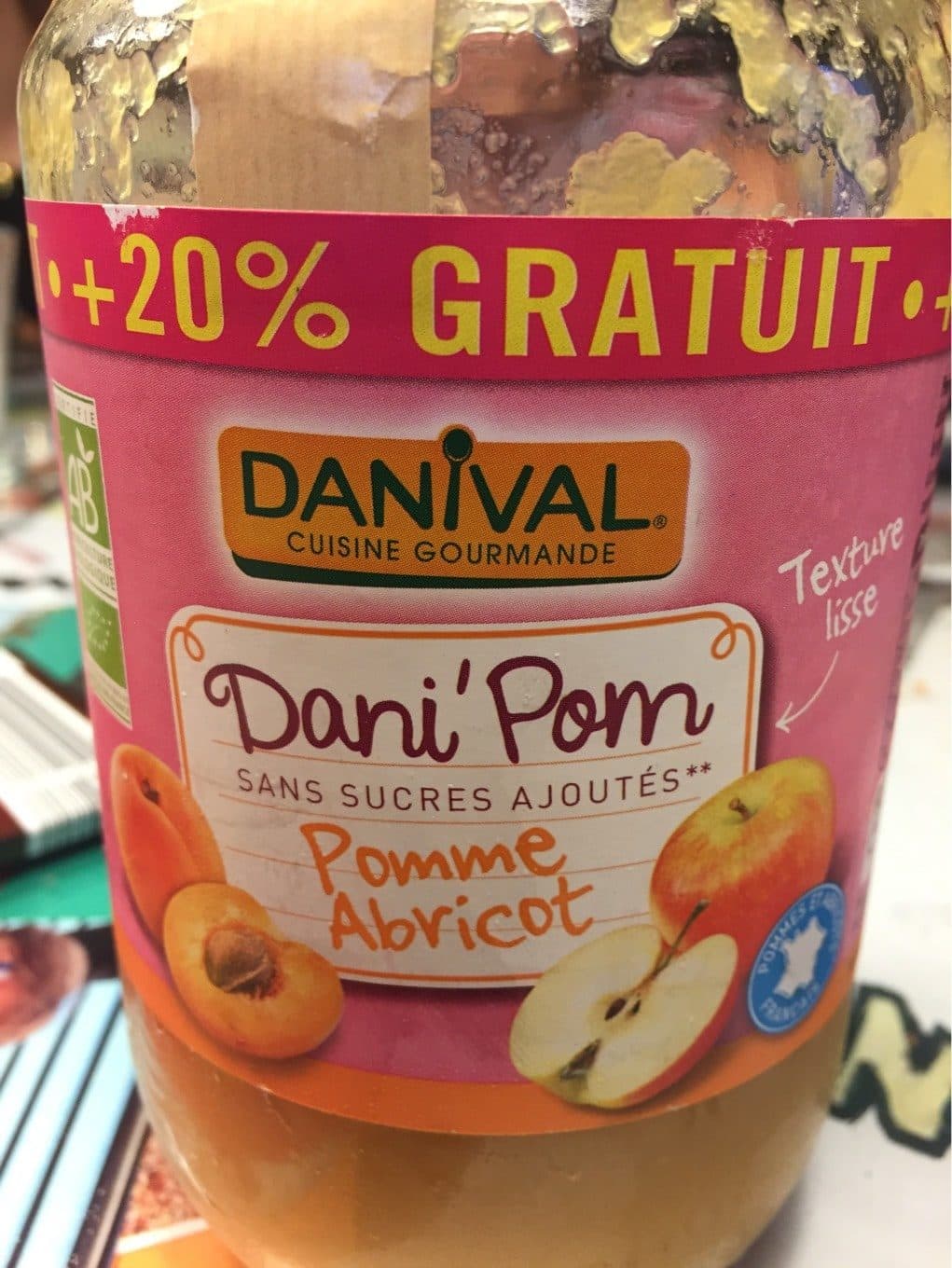 Danival Dani Pom sans sucres ajoutés packshot