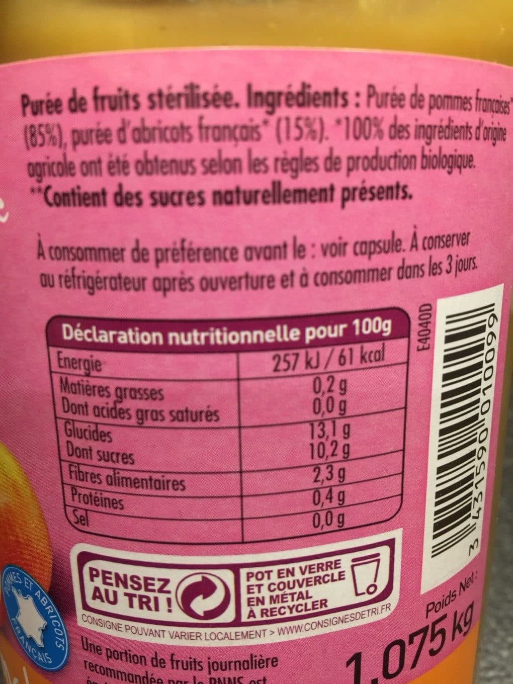 Danival Le Grand Dani Pom Pommes Abricot packshot