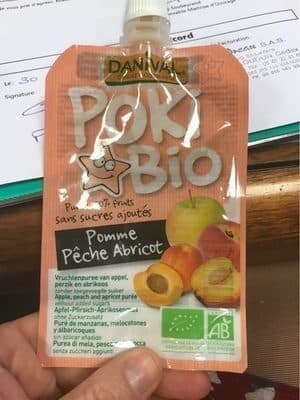 Danival GOURDE POKI POMME PECHE ABRICOT packshot