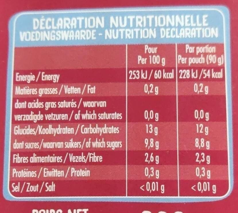 Danival Poki Bio Pomme Fruits Rouges packshot