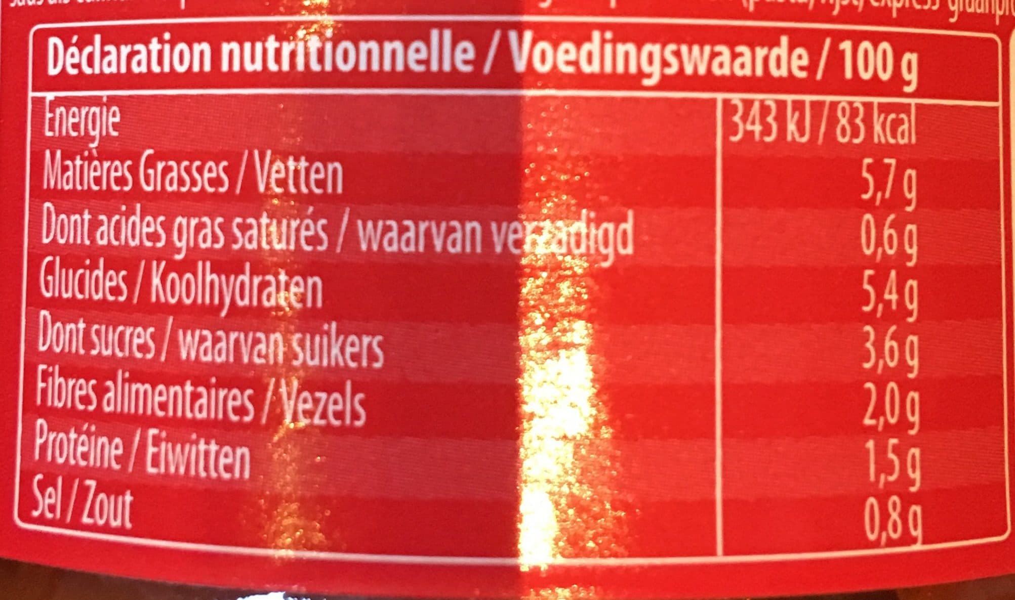 Danival Sauce Tomate Champignons packshot