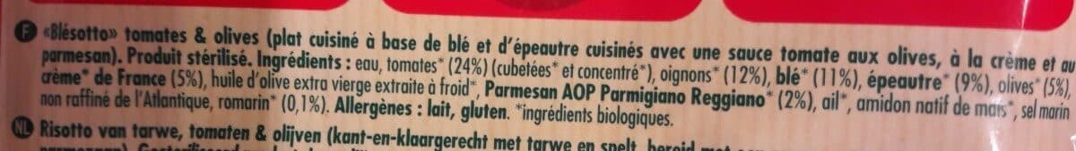 Danival Blésotto tomates et olives packshot