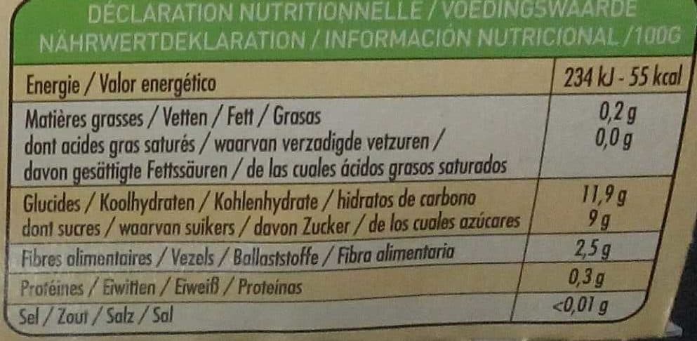 Danival 100% fruit pomme rhubarbe packshot