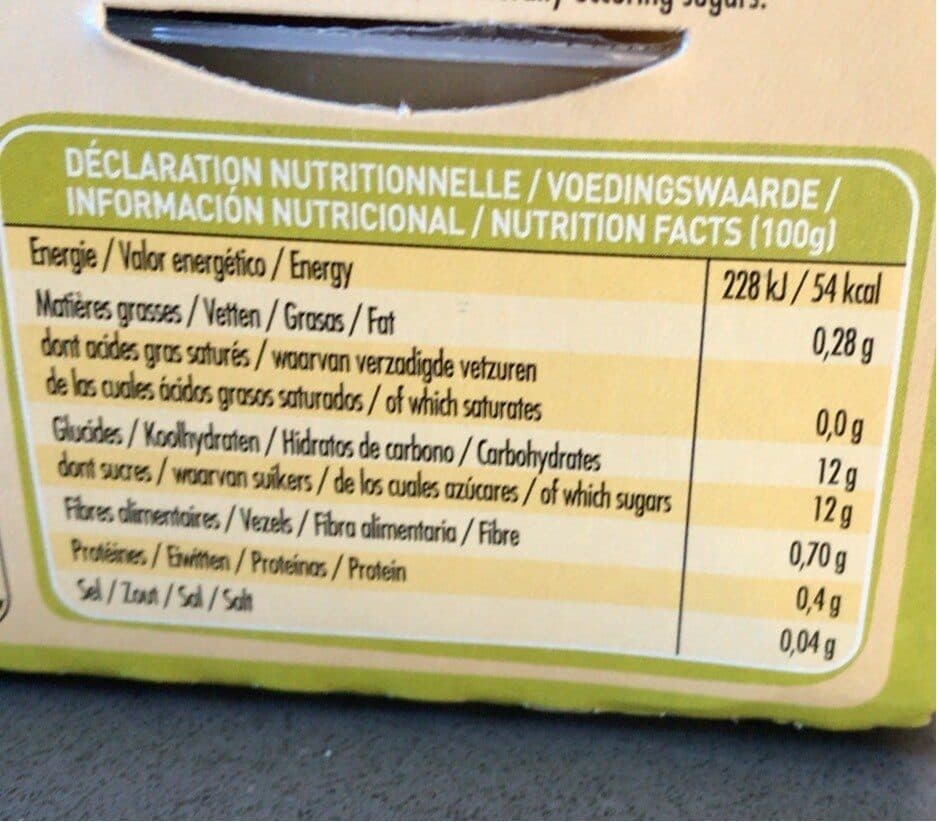 DANIVAL Purée 100% France Pomme & Kiwi packshot