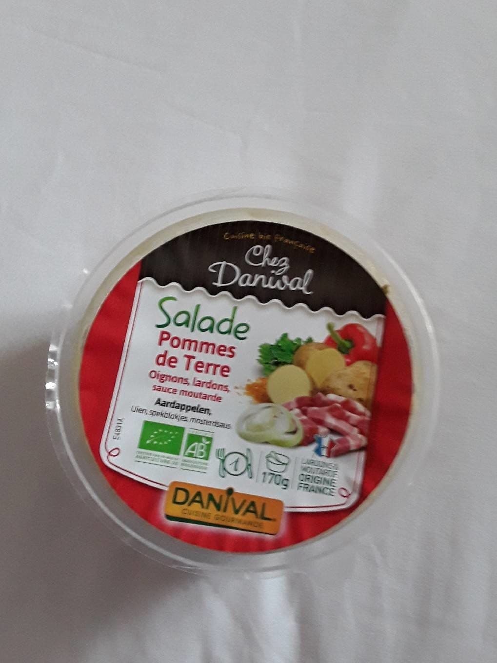 Danival Salade PDT Lardons Oignons 170G packshot