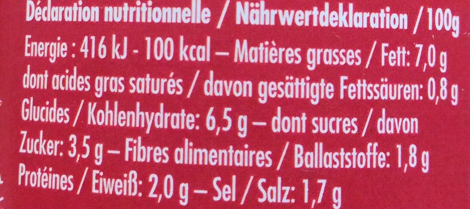Danival Poivronnade Bio packshot