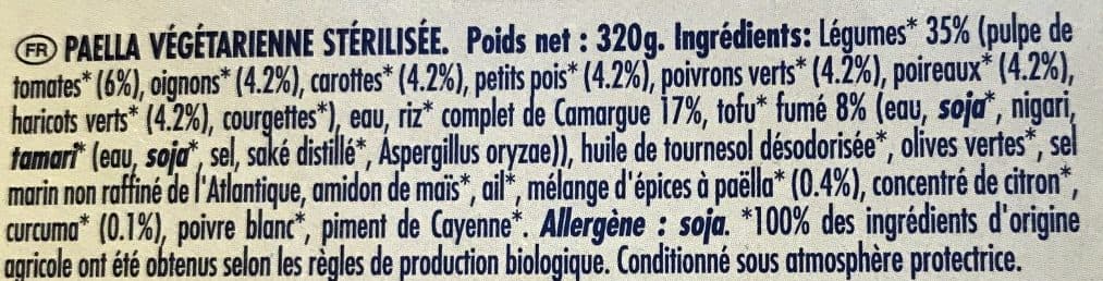 Danival Ma Popote minute Paëlla végétarienne packshot