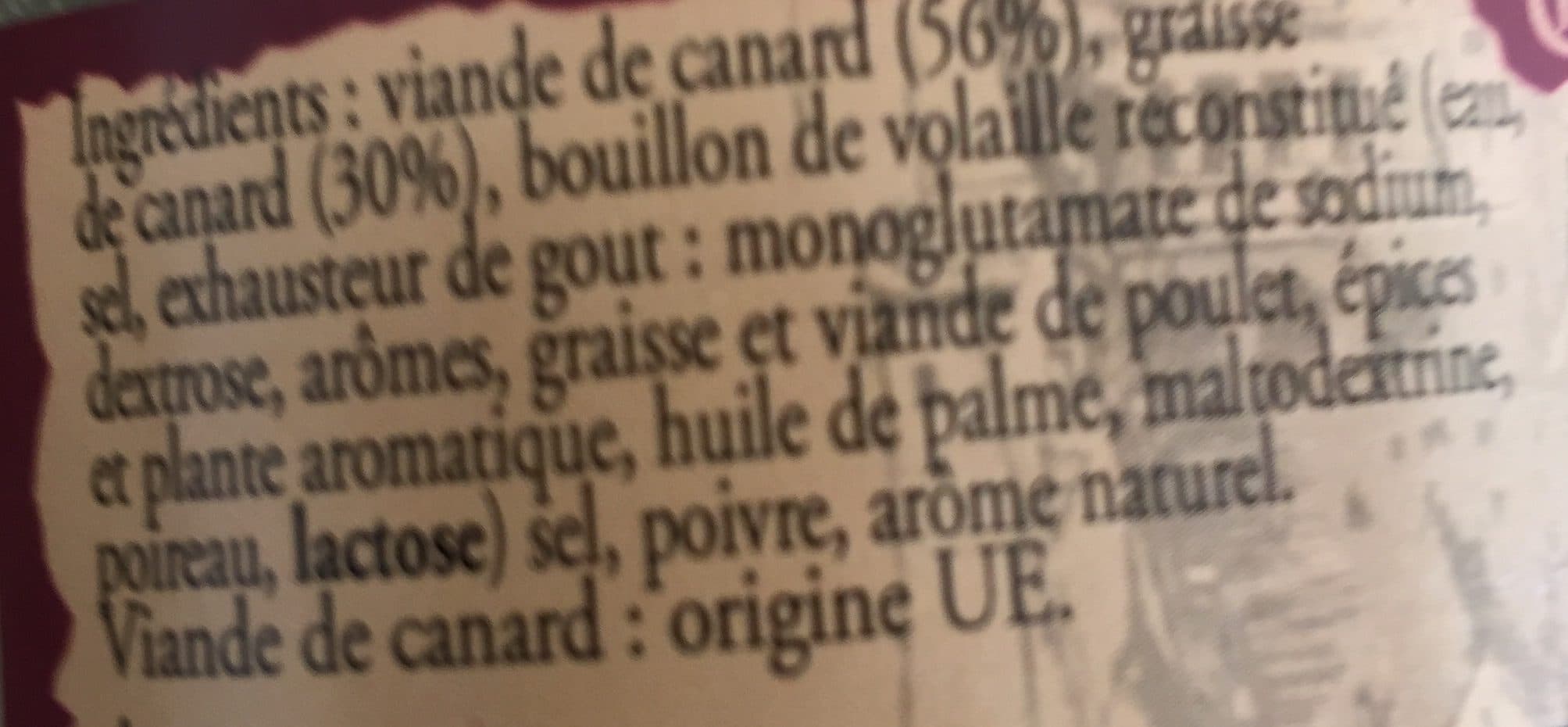 Comte de la Seynie Rillettes Pur Canard, Le Pot De 180g packshot