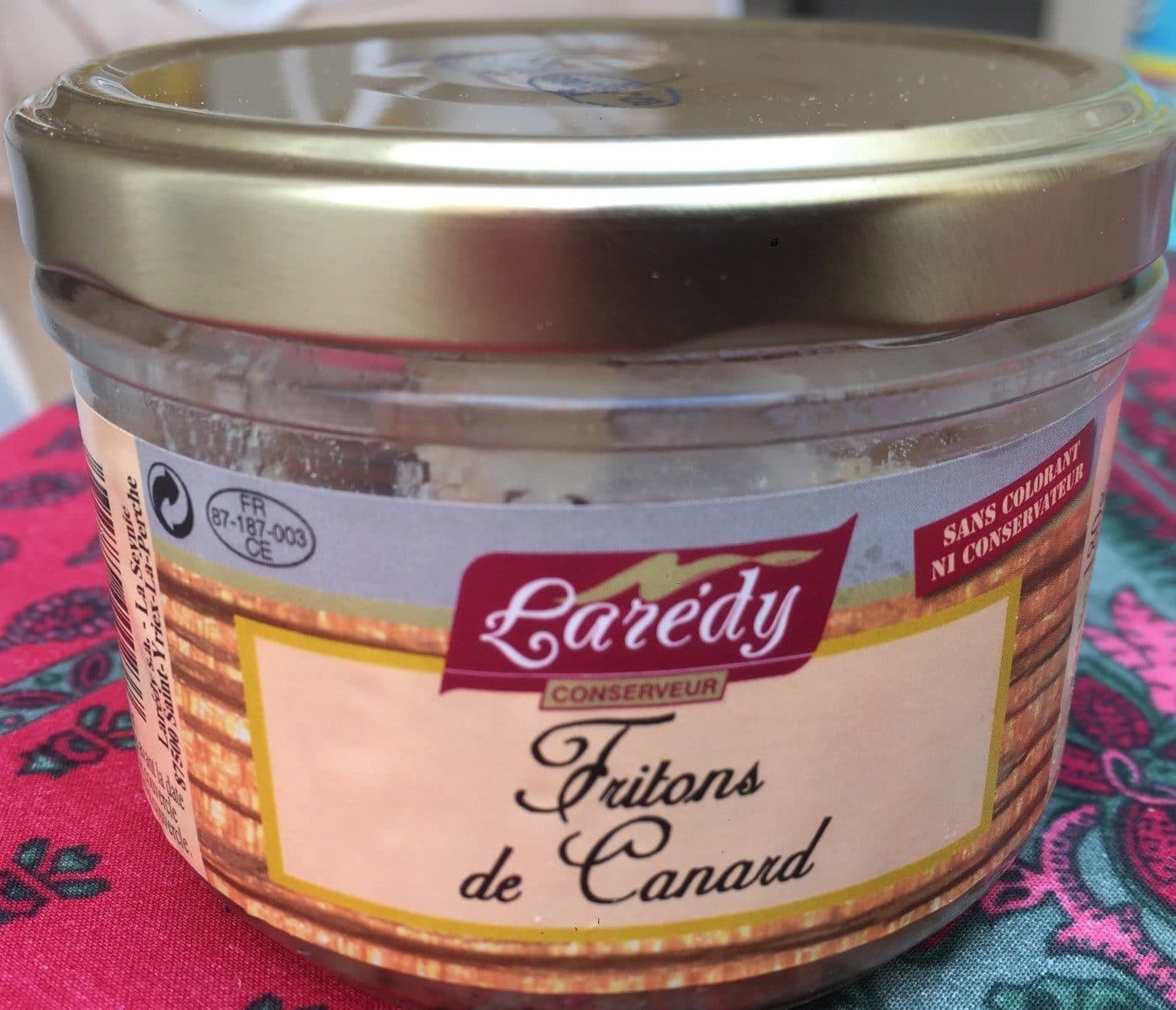 Open Food Facts Fritons de canard packshot