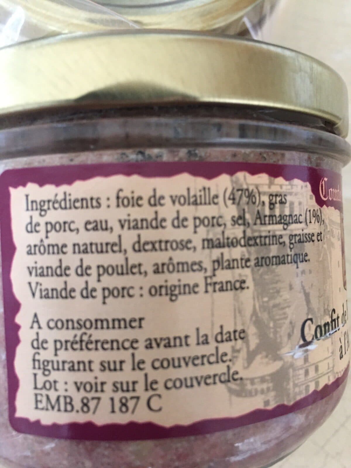 Open Food Facts 3 Terrines packshot