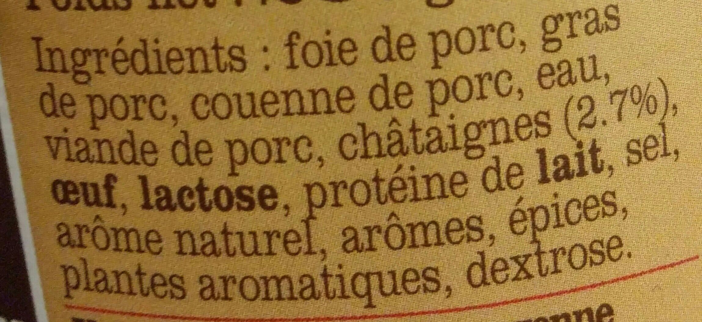 Laredy Terrine du Limousin aux châtaignes packshot