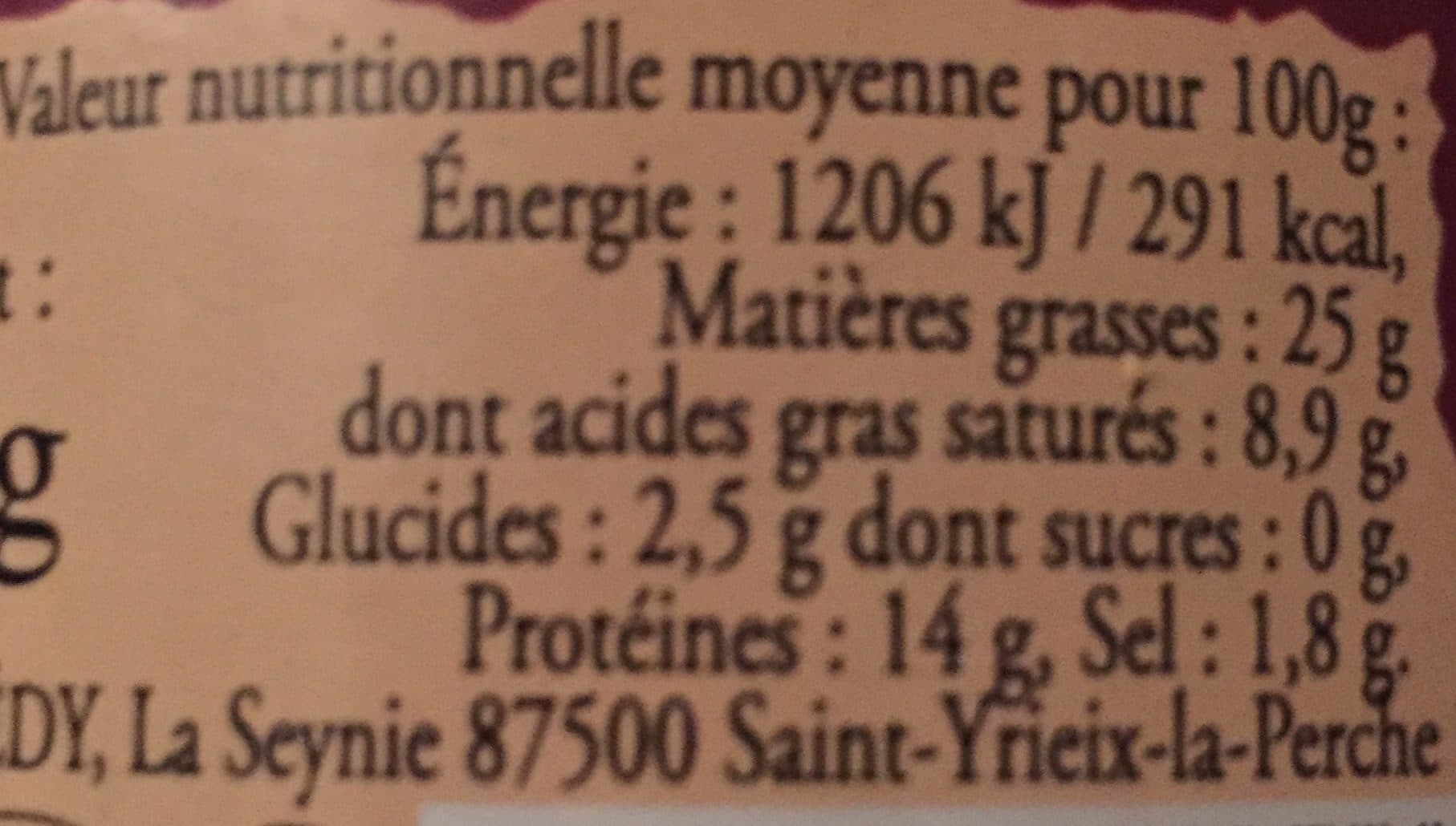 Comte De La Seynie Terrine de Campagne aux cèpes packshot