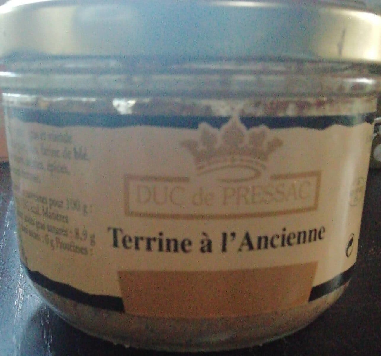 Duc de Pressac Terrine À L'ancienne packshot